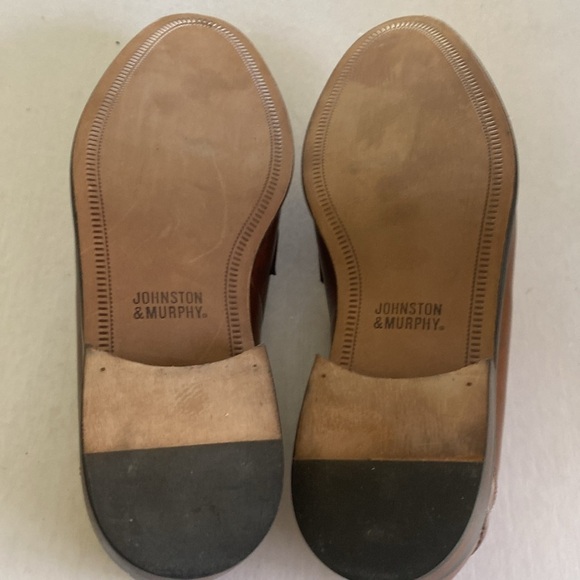 JOHNSTON & MURPHY Men’s Classic Brown Leather Tassel Loafers Size 10.5M main image 7